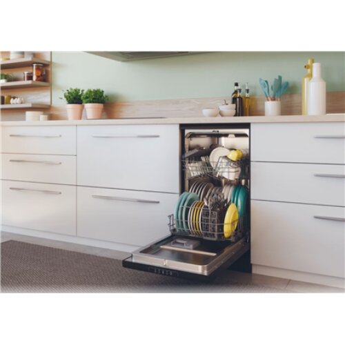 Candy Dishwasher , CDPH 2L1047B , Free standing , Width 45 cm , Number of place settings 10 , Number of programs 5 , Energy efficiency class E , Inox