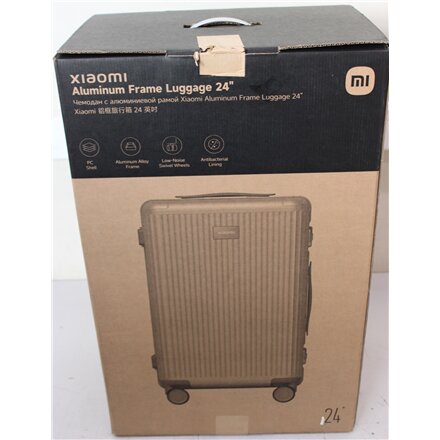 SALE OUT. Xiaomi , Aluminum Frame Luggage 24 , Grey , 4800 g , Luggage , DAMAGED PACKAGING