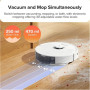 Roborock Robot Vacuum Cleaner , Q8 Max , Wet&Dry , Operating time (max) 240 min , 5200 mAh , 5500 Pa , White
