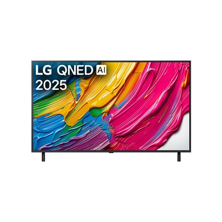 LG 55QNED80A3A , 55 , Smart TV , webOS , UHD , Black