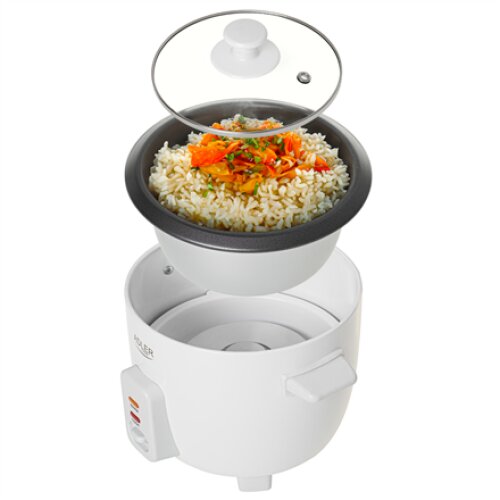Adler Rice Cooker , AD 6418 , 300 W , 0.6 L , Number of programs 2 , White
