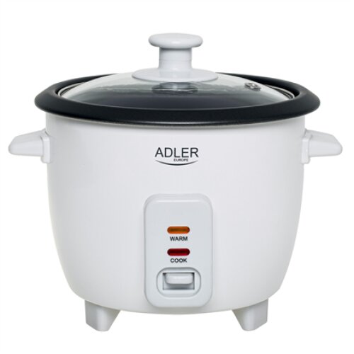 Adler Rice Cooker , AD 6418 , 300 W , 0.6 L , Number of programs 2 , White