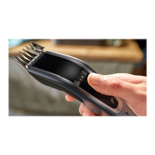 Philips , Hair clipper series 5000 , HC5630/15 , Cordless or corded , Number of length steps 28 , Step precise 1 mm , Black/Grey