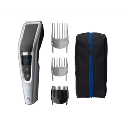Philips , Hair clipper series 5000 , HC5630/15 , Cordless or corded , Number of length steps 28 , Step precise 1 mm , Black/Grey