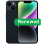 Apple , RENEW , Grade C , iPhone 14 , Black , 6.1 , Super Retina XDR OLED , 2532 x 1170 pixels , A15 Bionic , 6 GB , 128 GB , Dual SIM , 5G , 12+12 MP , iOS , 18