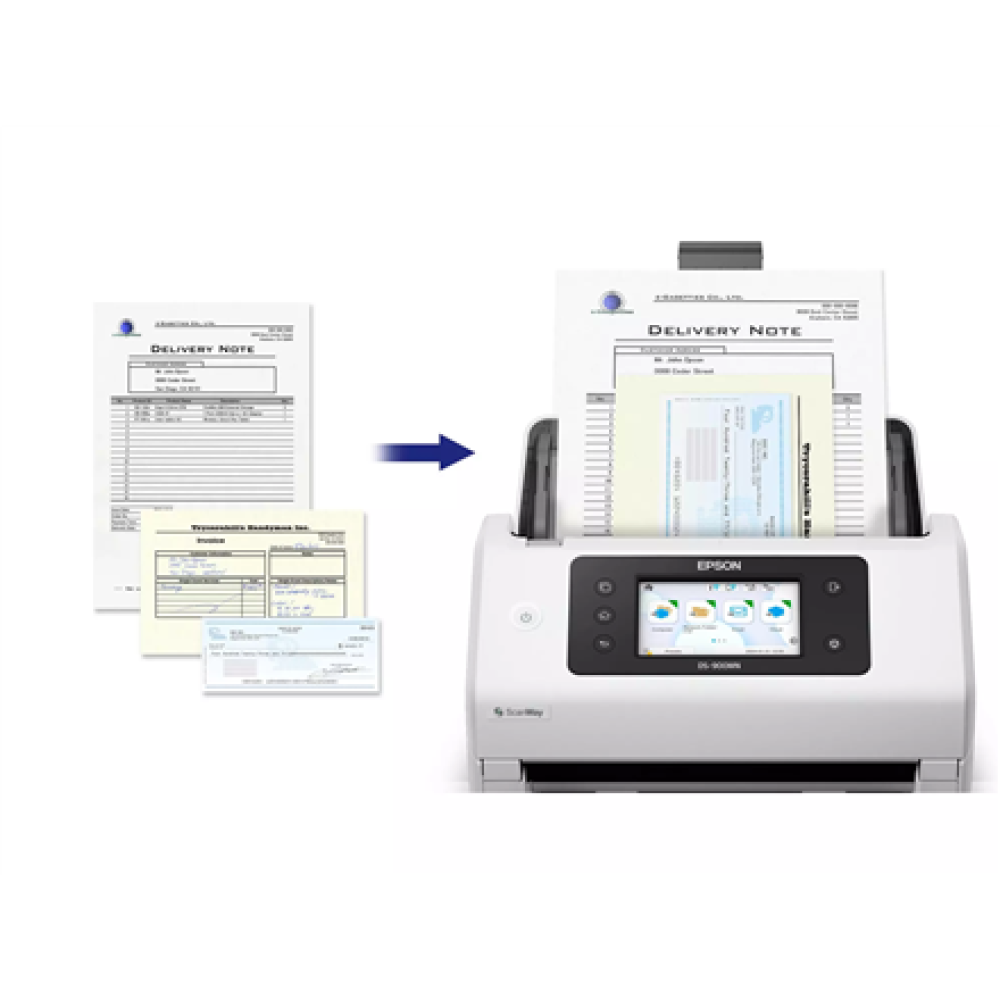 Epson Network Business Scanner , WorkForce DS-900WN , Colour , Wireless