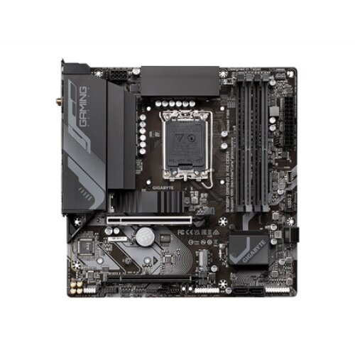 Gigabyte , B760M G X AX DDR4 1.0 M/B , Processor family Intel , Processor socket LGA1700 , DDR4 DIMM , Memory slots 4 , Supported hard disk drive interfaces SATA, M.2 , Number of SATA connectors 4 , Chipset Intel B760 Express , Micro ATX