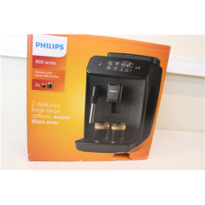 SALE OUT. Philips EP0820/00 Coffee maker, Black , Philips , Coffee Maker , EP0820/00 , Pump pressure 15 bar , Built-in milk frother , Fully Automatic , 1500 W , Black , DAMAGED PACKAGING