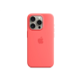 Apple , Silicone Case with MagSafe , Case with MagSafe , Apple , iPhone 15 Pro , Silicone , Guava