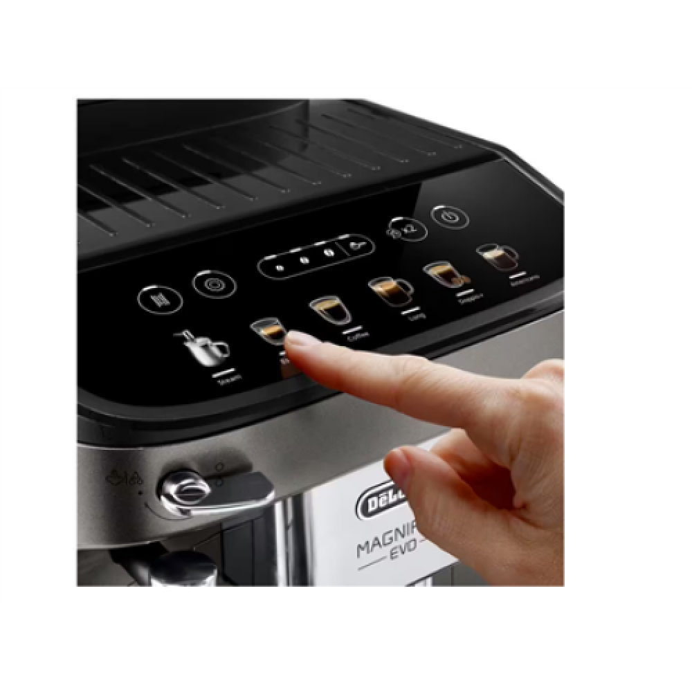 Delonghi , Coffee Maker , ECAM 290.42.TB Magnifica Evo , Pump pressure 15 bar , Built-in milk frother , Automatic , 1450 W , Silver/Black