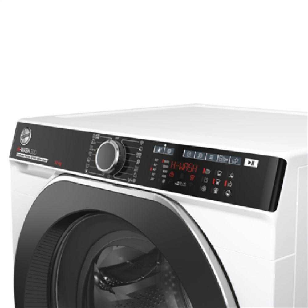 Hoover , HWP610AMBC/1-S , Washing Machine , Energy efficiency class A , Front loading , Washing capacity 10 kg , 1600 RPM , Depth 59 cm , Width 60 cm , Display , LCD , Steam function , Wi-Fi , White