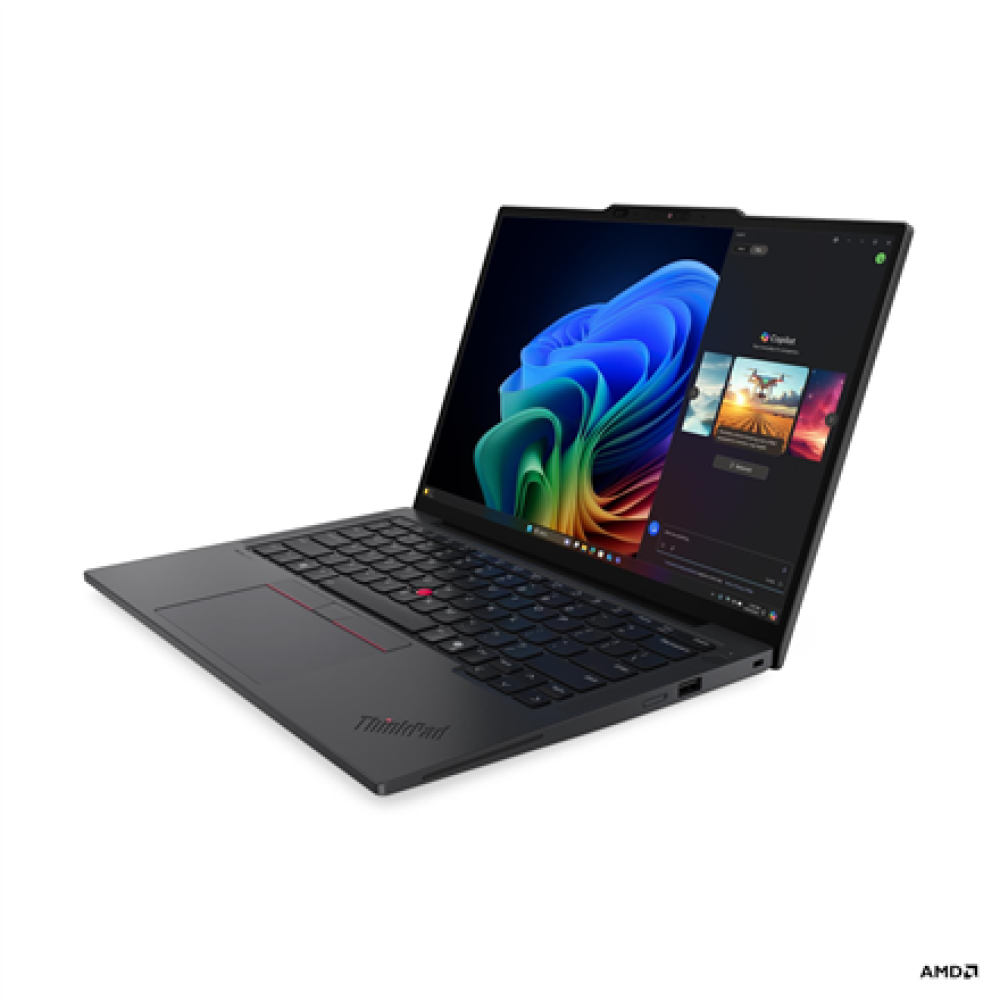 Lenovo ThinkPad X13 G6 AMD , Black , 13.3 , IPS , WUXGA , 1920 x 1200 pixels , Anti-glare , AMD Ryzen AI 5 PRO , 340 , 32 GB , Soldered LPDDR5x , Solid-state drive capacity 512 GB , AMD Radeon 840M Graphics , Windows 11 Pro , 802.11be , Bluetooth version 