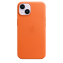 Apple , iPhone 14 Leather Case with MagSafe , Case with MagSafe , Apple , iPhone 14 , Leather , Orange