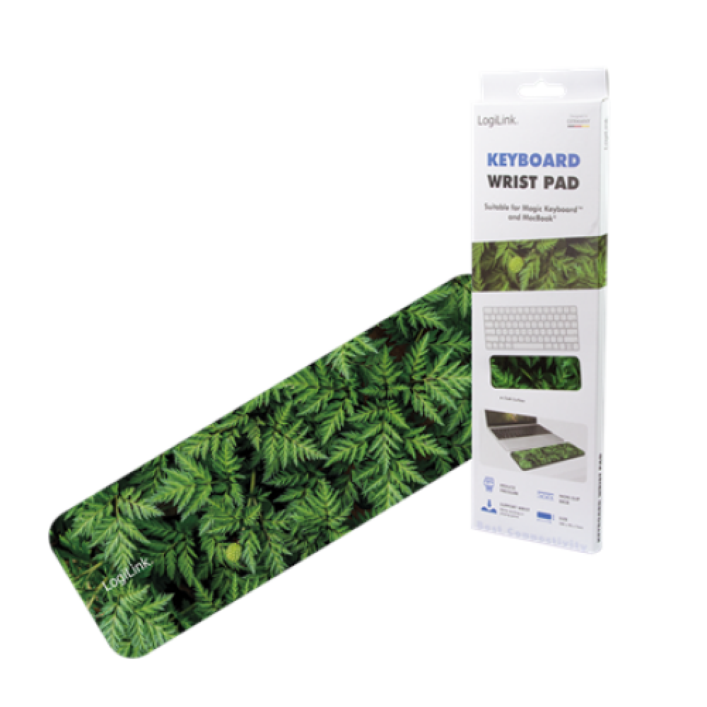 Logilink , Keyboard Wrist Pad, medium , ID0169 , Wrist rest , N/A , N/A , Green