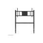 Neomounts Floor stand , FL50-575BL1 TV trolley , Adjustable Height , 65-110 , Maximum weight (capacity) 125 kg , Black