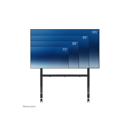 Neomounts Floor stand , FL50-575BL1 TV trolley , Adjustable Height , 65-110 , Maximum weight (capacity) 125 kg , Black