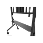 Neomounts Floor stand , FL50-575BL1 TV trolley , Adjustable Height , 65-110 , Maximum weight (capacity) 125 kg , Black