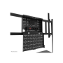 Neomounts Floor stand , FL50-575BL1 TV trolley , Adjustable Height , 65-110 , Maximum weight (capacity) 125 kg , Black