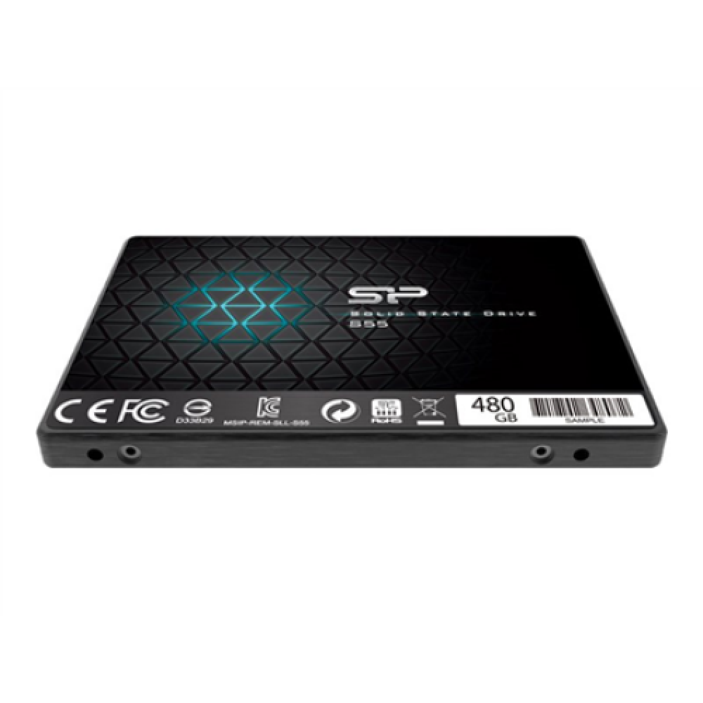 Silicon Power , Slim S55 , 480 GB , SSD form factor 2.5 , SSD interface SATA , Read speed 550 MB/s , Write speed 440 MB/s