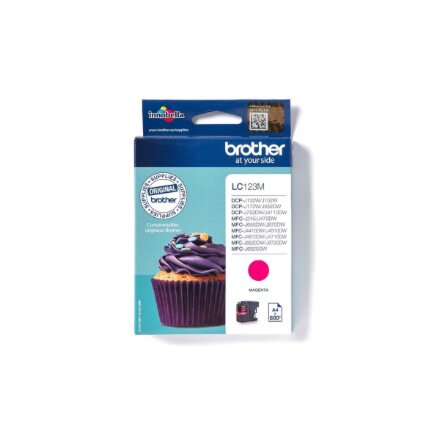 Brother LC123M , Ink Cartridge , Magenta