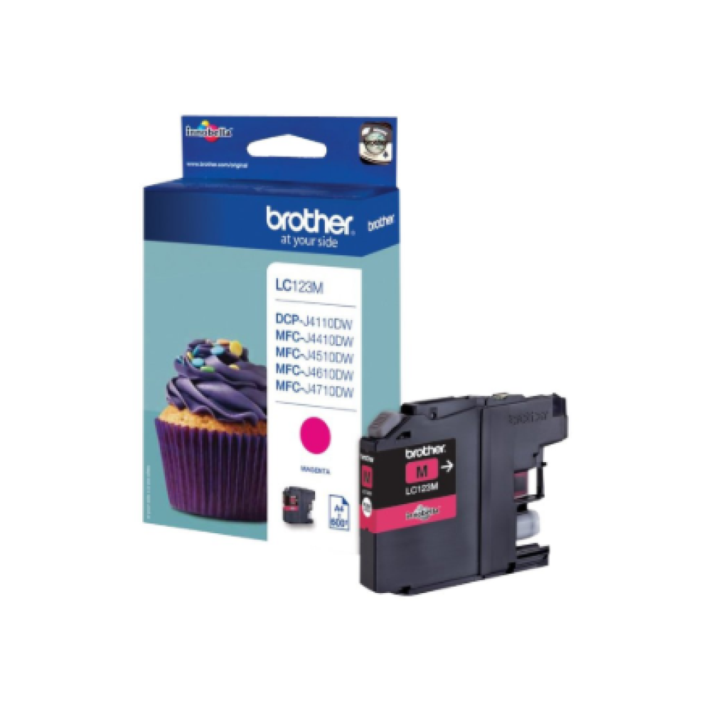 Brother LC123M , Ink Cartridge , Magenta