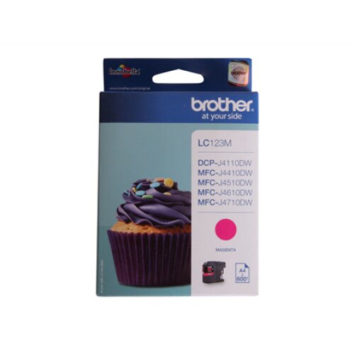 Brother LC123M , Ink Cartridge , Magenta