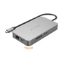 Hyper , HyperDrive Universal USB-C 10-in1 Dual HDMI Mobile Dock , Ethernet LAN (RJ-45) ports 1 , HDMI ports quantity 2