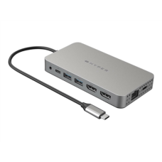 Hyper , HyperDrive Universal USB-C 10-in1 Dual HDMI Mobile Dock , Ethernet LAN (RJ-45) ports 1 , HDMI ports quantity 2