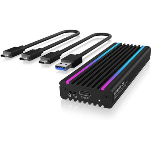 Raidsonic , Icy box , IB-1824ML-C31 Enclosure for 1x NVMe