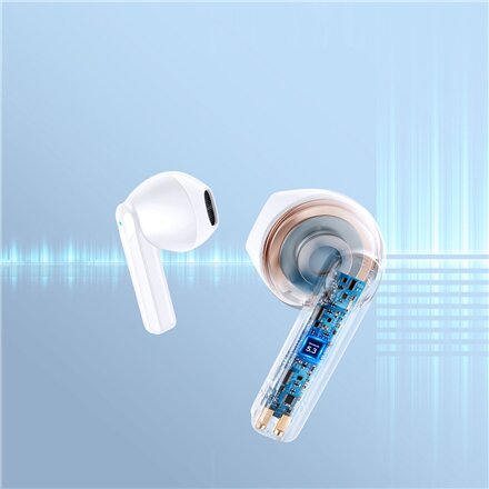 Joyroom , Headphones , JR-TL11 , Bluetooth , In-ear , Noise canceling , Wireless , White