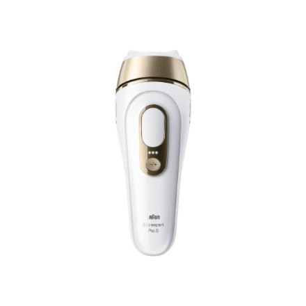 Braun IPL Epilator , Silk expert Pro 5 PL5210 , Number of power levels 3 , White/Gold