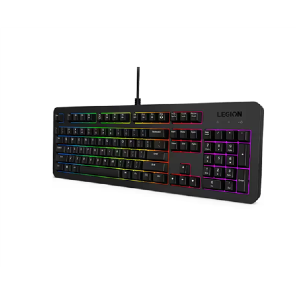 Lenovo Gaming Keyboard , Legion K310 RGB , Keyboard , Wired , US English , Black , USB 2.0 , Membrane