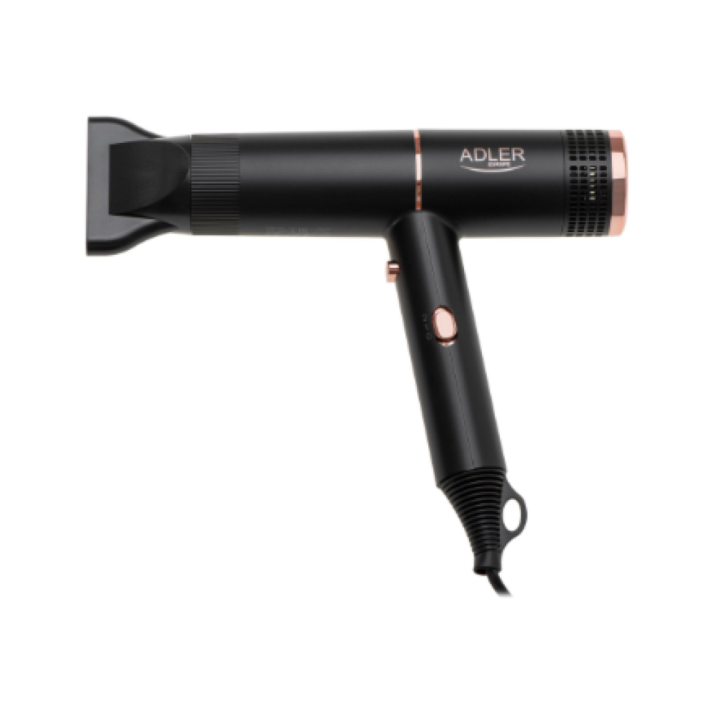 Adler Hair Dryer , AD 2278 , 1400 W , Number of temperature settings 2 , Ionic function , Black
