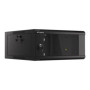 Lanberg , Rack cabinet 19 wall-mounted 4U 600 fast assembly (flat pack) , WFFA-5604-10B , Black