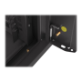 Lanberg Rack cabinet 19 wall-mounted 4U 600 fast assembly (flat pack), black , Lanberg