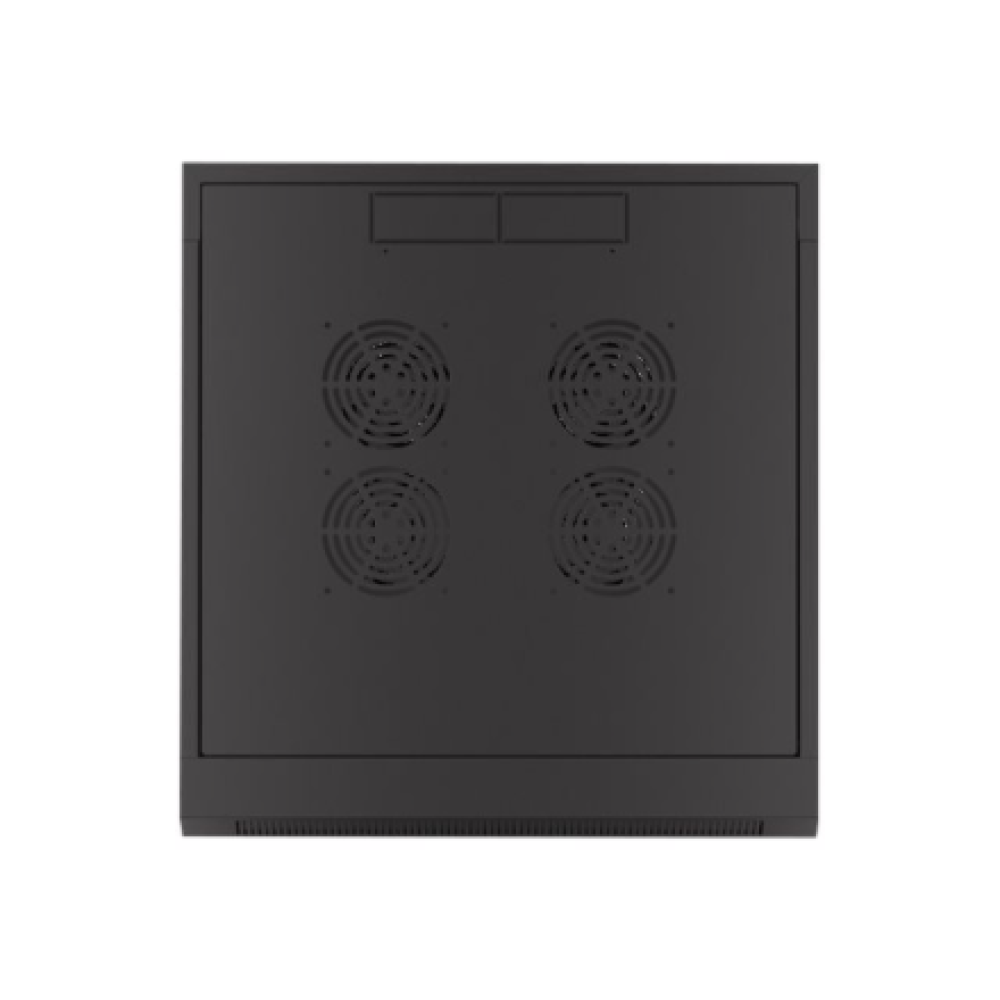 Lanberg Rack cabinet 19 wall-mounted 4U 600 fast assembly (flat pack), black , Lanberg