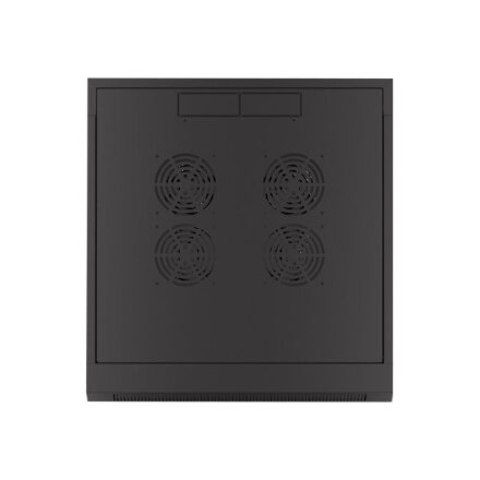 Lanberg , Rack cabinet 19 wall-mounted 4U 600 fast assembly (flat pack) , WFFA-5604-10B , Black