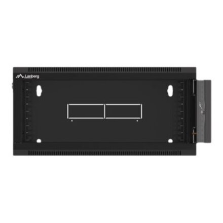 Lanberg , Rack cabinet 19 wall-mounted 4U 600 fast assembly (flat pack) , WFFA-5604-10B , Black