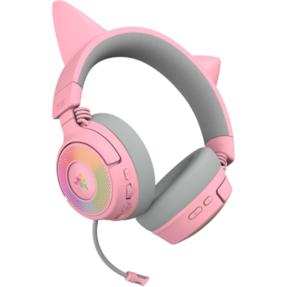 Razer Headset , Kraken Kitty V3 Pro , Wireless/Wired , Over-Ear , Wireless , Quartz