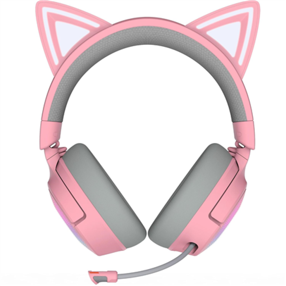 Razer Headset , Kraken Kitty V3 Pro , Wireless/Wired , Over-Ear , Wireless , Quartz