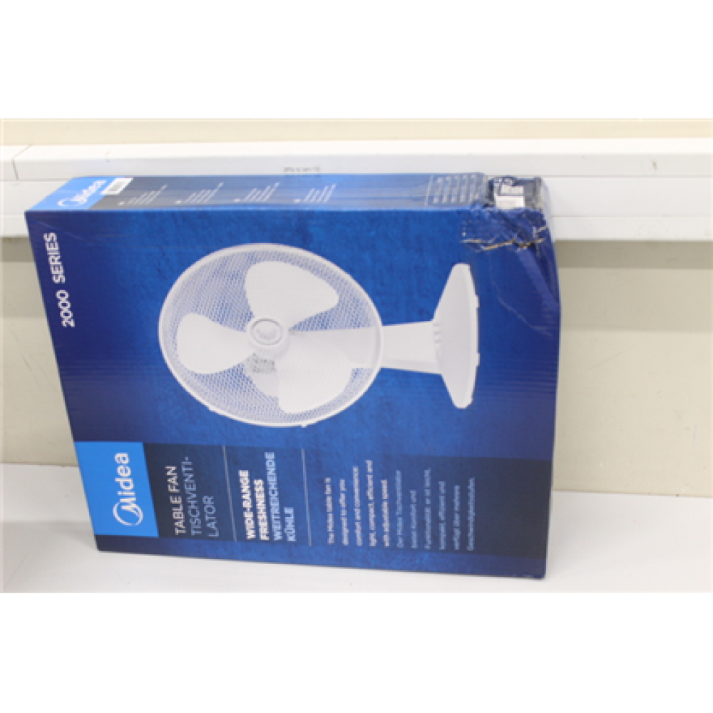SALE OUT. Midea FT40-21M Table Fan, Diameter 40 cm, White , Midea , FT40-21M , Table Fan , DAMAGED PACKAGING , White , Diameter 40 cm , Number of speeds 3 , Oscillation , 25 W