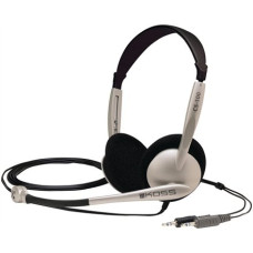 Koss , Headphones , CS100 , Wired , On-Ear , Microphone , Black/Gold