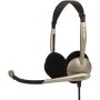 Koss , Headphones , CS100 , Wired , On-Ear , Microphone , Black/Gold
