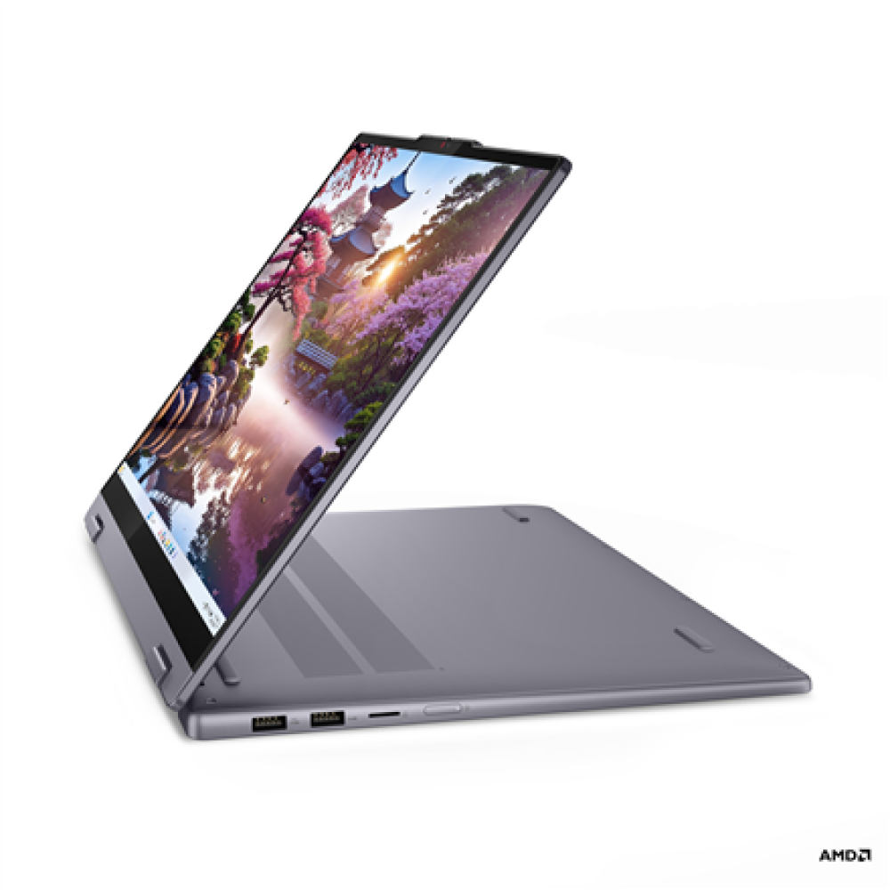 Lenovo IdeaPad 5 2-in-1 16AKP10 , Luna Grey , 16 , IPS , Touchscreen , WUXGA , 1920 x 1200 pixels , Glossy , AMD Ryzen AI 7 , 350 , 16 GB , Soldered LPDDR5x , Solid-state drive capacity 512 GB , AMD Radeon 860M Graphics , Windows 11 Home , 802.11ax , Blue