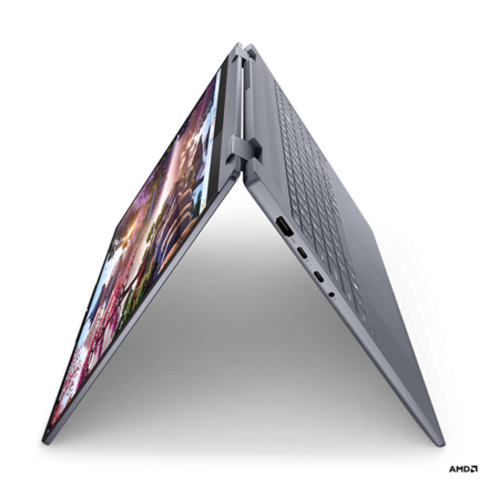 Lenovo IdeaPad 5 2-in-1 16AKP10 , Luna Grey , 16 , IPS , Touchscreen , WUXGA , 1920 x 1200 pixels , Glossy , AMD Ryzen AI 7 , 350 , 16 GB , Soldered LPDDR5x , Solid-state drive capacity 512 GB , AMD Radeon 860M Graphics , Windows 11 Home , 802.11ax , Blue