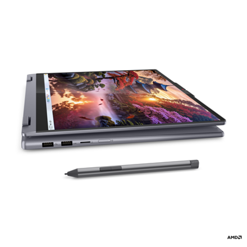 Lenovo IdeaPad 5 2-in-1 16AKP10 , Luna Grey , 16 , IPS , Touchscreen , WUXGA , 1920 x 1200 pixels , Glossy , AMD Ryzen AI 7 , 350 , 16 GB , Soldered LPDDR5x , Solid-state drive capacity 512 GB , AMD Radeon 860M Graphics , Windows 11 Home , 802.11ax , Blue