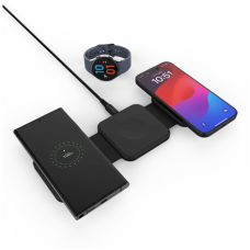Fixed , Wireless Foldable Charger 3in1 Flex for Samsung , FIXFLE-SA-BK