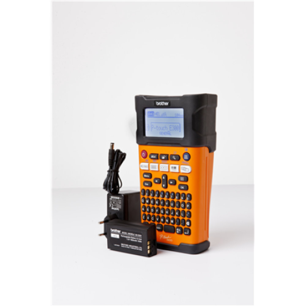 Brother PT-E300VP , Mono , Thermal , Label Printer , Maximum ISO A-series paper size Other , Black, Orange