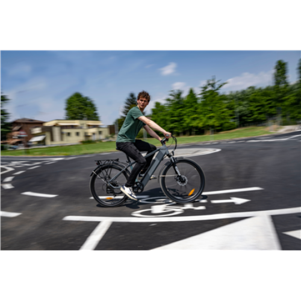 Lancia Genio E-Bike, City E-Bike, Motor power 250 W, Wheel size 27.5 , Warranty 24 month(s), Silver