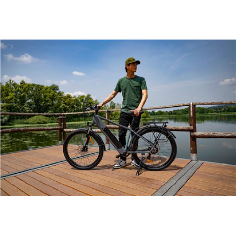 Lancia Genio E-Bike, City E-Bike, Motor power 250 W, Wheel size 27.5 , Warranty 24 month(s), Silver